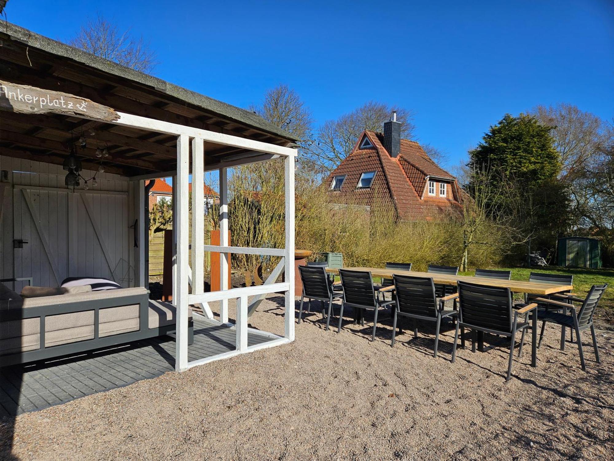 Smittshoern 3 - Nordsee Erdgeschosswohnung Mit Eingezaeunten Garten, Kamin Und Lounge! Altfunnixsiel 외부 사진